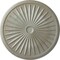 Ekena Millwork Leandros Ceiling Medallion (Fits Canopies up to 5"), 33 1/8"OD x 3 1/2"ID x 1 3/8"P, Flash Gold CM33LEFLS - alternate 1